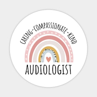 Audiologist pastel rainbow Magnet